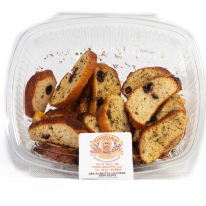 Bruschetta leccese con olive